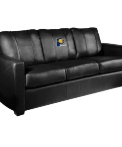 Dreamseat Silver Sofa Indiana Pacers Logo