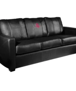Dreamseat Silver Sofa with Houston Rockets Logo