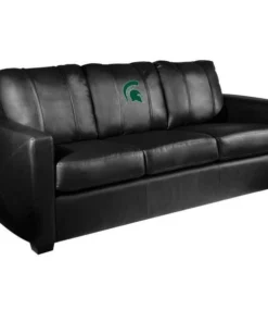 Dreamseat Silver Sofa with Michigan State Spartans Logo