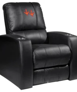 Dreamseat Home Theater Recliner with Virginia Tech Hokies Feet Logo