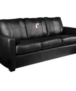 Dreamseat Silver Sofa with Cincinnati Bearcats Logo