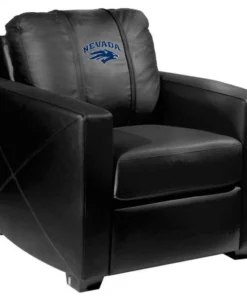 Dreamseat Silver Club Chair with Nevada Wolfpack Logo