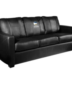 Dreamseat Silver Sofa with Georgia Southern University Logo