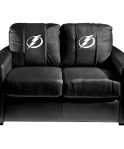 Dreamseat Silver Loveseat with Tampa Bay Lightning Logo
