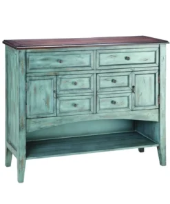 Elk Home Hartford Cabinet - Short Blue