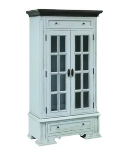 Elk Home Hartford Cabinet - Tall Gray