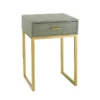 Elk Home Shagreen Accent Table - Gray