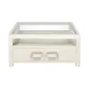 Elk Home 36 W, 17 H, Weathered White