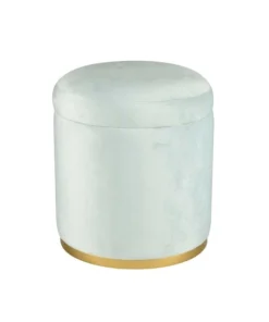 Elk Home Raina Ottoman - Pale Blue