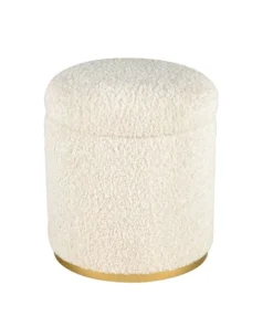Elk Home Raina Ottoman - Boucle