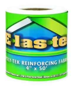 E-Las-Tek White Elastomeric Roofing Fabric 50 ft.