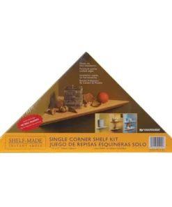 Knape & Vogt CORNER SHELF 12""OAK