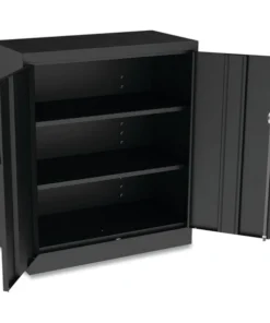 Alera® Economy Assembled Storage Cabinet, 36w x 18d x 42h, Black