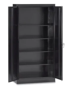 Alera® Economy Assembled Storage Cabinet, 36w x 18d x 72h, Black