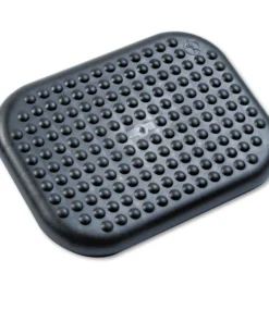 Rubbermaid Commercial Height Adjust Tilting Footrest, 18.13W x 14.25D x 4.13-6.63H, Charcoal