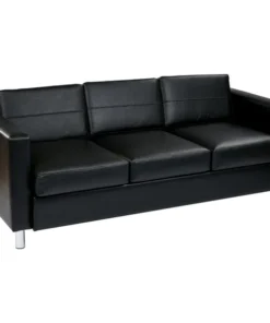 Ave 6 Sofa, 30-1/2" x 29-1/2", Upholstery Color: Black