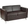 Ave 6 Loveseat, 30-1/2" x 29-1/2", Upholstery Color: Espresso