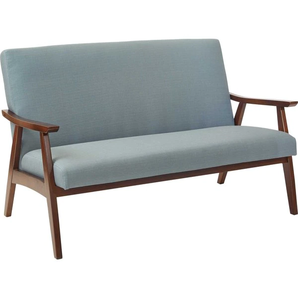 Ave 6 Davis Loveseat, Klein, Sea Fabric, 29" x 32"