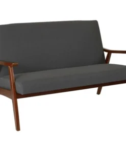 Ave 6 Loveseat, 29" x 32", Upholstery Color: Charcoal