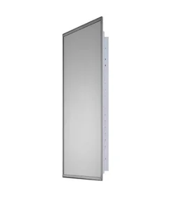 Ketcham 12" x 36" Deluxe Recessed Mounted SS Framed Medicine Cabinet