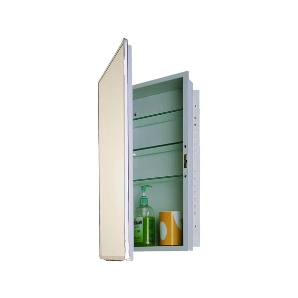 Ketcham 16" x 26" Accessible Recessed Mounted SS Framed Medicine Cabinet - Image 3