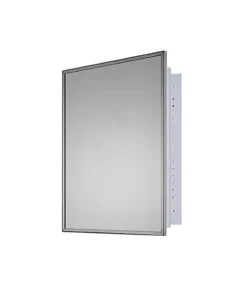 Ketcham 20" x 26" Deluxe Recessed Mounted SS Framed Medicine Cabinet