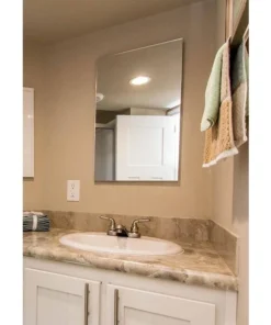 Ketcham 20" x 30" Deluxe Recessed Mounted Polished Edge Medicine Cabinet