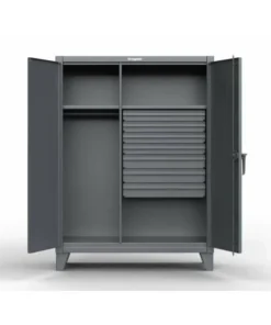 Strong Hold 12 Storage Cabinet, 48" W, 66" H, Wardrobe