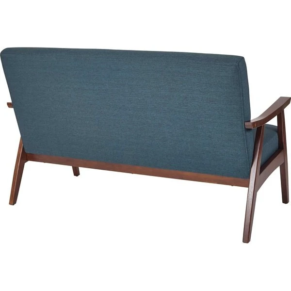 Ave 6 Davis Loveseat, Klein, Azure Fabric, 29" x 32" - Image 2