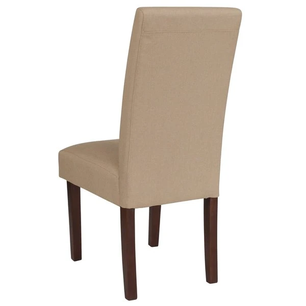Flash Furniture Accent Chair, 21-1/2" x 40", Upholstery Color: Beige, Series: Greenwich - Image 4