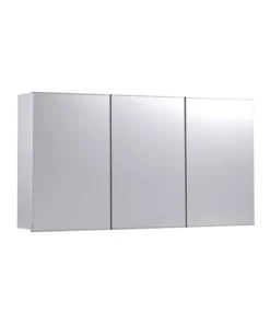 Ketcham 48" x 30" Surface Mounted Stainless Steel Trim Tri-View Cabinet