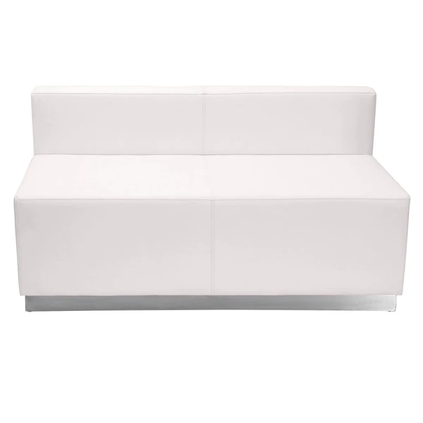 Flash Furniture 7 pcs. Living Room Set, 25-1/4" to 41-1/2" x 27", Upholstery Color: White - Image 3
