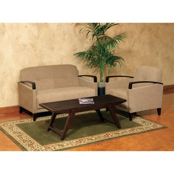 Ave 6 Loveseat, 29-1/2" x 32", Upholstery Color: Wheat - Image 2