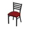 Holland Bar Stool Co. 400 Jackie 18" Chair with Black Wrinkle Finish and Graph Ruby Seat