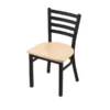 Holland Bar Stool Co. 400 Jackie 18" Chair with Black Wrinkle Finish and Natural Maple Seat