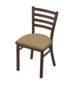 Holland Bar Stool Co. 400 Jackie 18" Chair with Bronze Finish and Canter Sand Seat