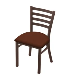 Holland Bar Stool Co. 400 Jackie 18" Chair with Bronze Finish and Rein Adobe Seat