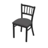 Holland Bar Stool Co. 610 Contessa 18" Chair with Black Wrinkle Finish and Canter Storm Seat