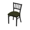 Holland Bar Stool Co. 610 Contessa 18" Chair with Black Wrinkle Finish and Canter Pine Seat