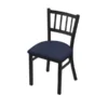 Holland Bar Stool Co. 610 Contessa 18" Chair with Black Wrinkle Finish and Graph Anchor Seat