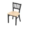 Holland Bar Stool Co. 610 Contessa 18" Chair with Black Wrinkle Finish and Natural Maple Seat