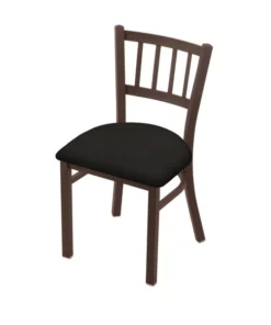 Holland Bar Stool Co. 610 Contessa 18" Chair with Bronze Finish and Canter Espresso Seat