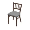 Holland Bar Stool Co. 610 Contessa 18" Chair with Bronze Finish and Canter Folkstone Grey Seat
