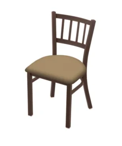 Holland Bar Stool Co. 610 Contessa 18" Chair with Bronze Finish and Canter Sand Seat