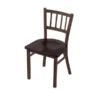 Holland Bar Stool Co. 610 Contessa 18" Chair with Bronze Finish and Dark Cherry Maple Seat