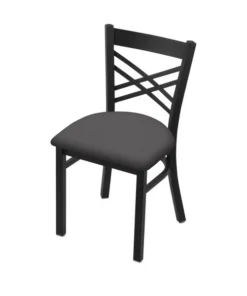 Holland Bar Stool Co. 620 Catalina 18" Chair with Black Wrinkle Finish and Canter Storm Seat