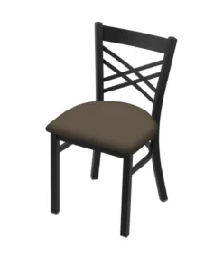 Holland Bar Stool Co. 620 Catalina 18" Chair with Black Wrinkle Finish and Canter Earth Seat