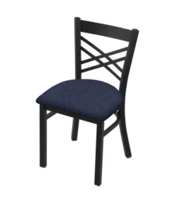 Holland Bar Stool Co. 620 Catalina 18" Chair with Black Wrinkle Finish and Graph Anchor Seat
