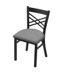 Holland Bar Stool Co. 620 Catalina 18" Chair with Black Wrinkle Finish and Graph Alpine Seat