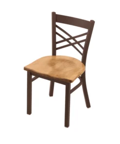 Holland Bar Stool Co. 620 Catalina 18" Chair with Bronze Finish and Medium Maple Seat